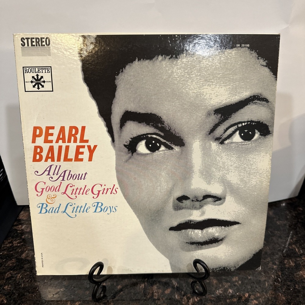 Pearl Bailey All About Good Little Girls Bad Little Boys Vinyl LP Roulette 25195
